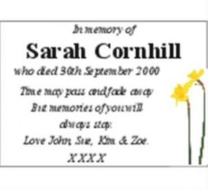 Sarah Cornhill