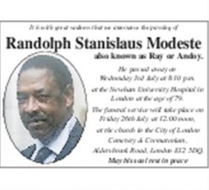 Randolph Stanislaus Modeste