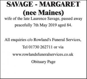 Savage - Margaret